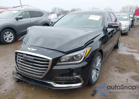 2018 Genesis G80 3.8 from USA, damaged, VIN KMHGN4JE1JU249107